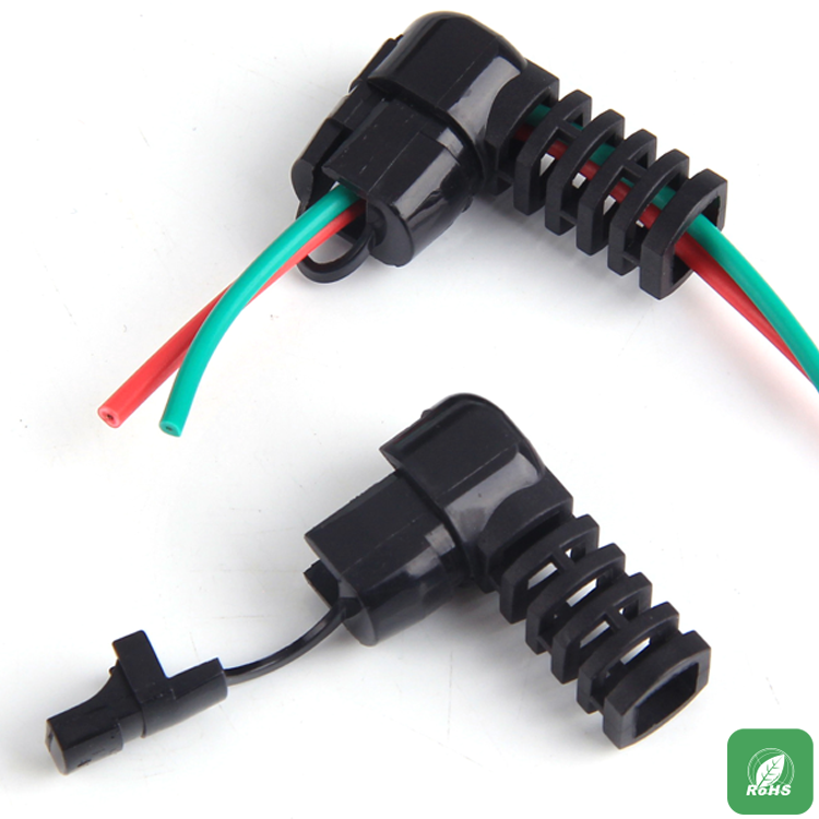 直角耐扭式電源線扣